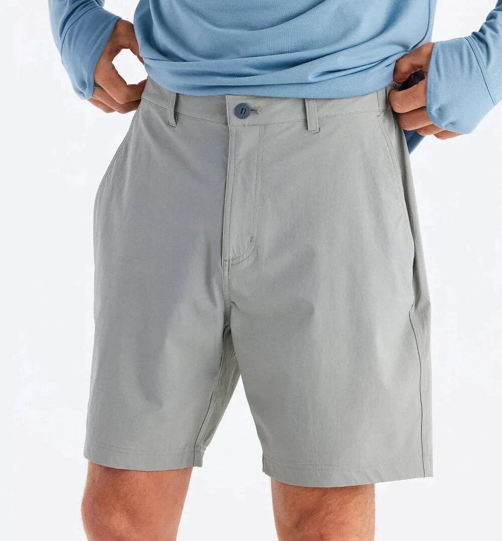 Free Fly NWT Mens Latitude Shorts XL Grey Quick Dry Performance 7” Inseam